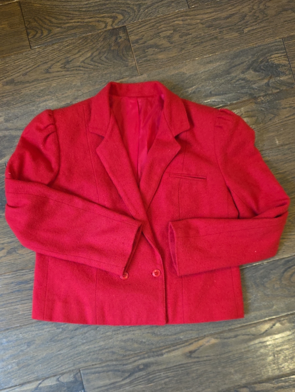 VINTAGE Red Blazer Jacket